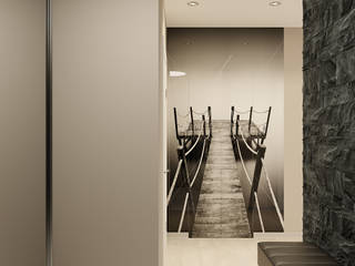 Интерьер квартиры на Химмаше на Орденоносцев 8, Дизайн Студия 33 Дизайн Студия 33 Koridor & Tangga Modern