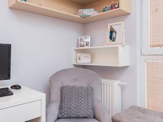 Apartament w Wilanowie, ZAWICKA-ID Projektowanie wnętrz ZAWICKA-ID Projektowanie wnętrz Chambre d'adolescent