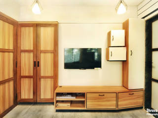 Residence at Vile Parle (E) - 02, Dhruva Samal & Associates Dhruva Samal & Associates Modern Living Room