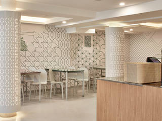 Aménagement intérieur restaurant, studio Franck Magné studio Franck Magné مساحات تجارية