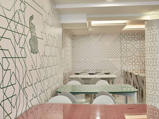 Aménagement intérieur restaurant, studio Franck Magné studio Franck Magné مساحات تجارية