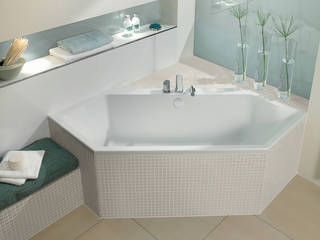 Baño pequeño con bañera Villeroy & Boch, Villeroy & Boch Villeroy & Boch Modern Bathroom