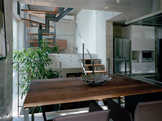 南青山の家, M+2 Architects & Associates M+2 Architects & Associates Modern dining room