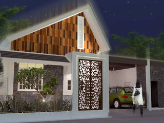 Mr. Deny House, Griya Cipta Studio Griya Cipta Studio Single family home Wood Wood effect