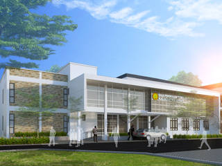 BPTP Office Pontianak, Griya Cipta Studio Griya Cipta Studio Minimalst style study/office Glass