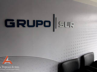 OFICINAS EMPRESA, Aida tropeano& Asociados Aida tropeano& Asociados Commercial spaces کاغذ Grey