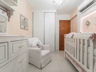 Quarto de bebê, Tuanny Pinto Arquitetura & Interiores Tuanny Pinto Arquitetura & Interiores Dormitorios infantiles modernos: