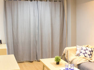 RSA Apartment Unit, TIES Design & Build TIES Design & Build Scandinavian style living room