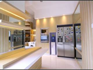 Warm and Tidy Kitchen , a+Plan Architect and Interior Works a+Plan Architect and Interior Works Cuisine minimaliste