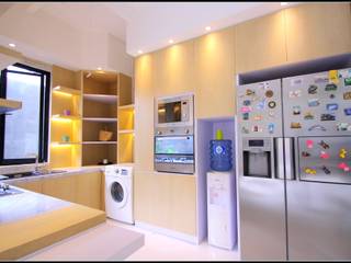 Warm and Tidy Kitchen , a+Plan Architect and Interior Works a+Plan Architect and Interior Works ห้องครัว