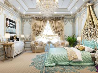 ​Luxury Master bedrom design of Katrina Antonovich, Luxury Antonovich Design Luxury Antonovich Design Classic style bedroom