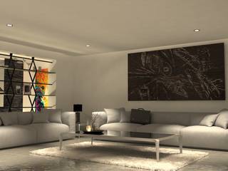 Casa JAA, V Arquitectura V Arquitectura Modern living room