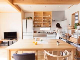 前島の家case2, 堺建築設計事務所 堺建築設計事務所 Eclectic style dining room