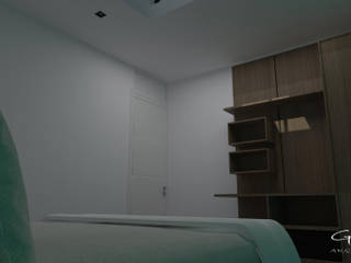 HOUSE SA-D TULA, GT-R Arquitectos GT-R Arquitectos غرفة نوم خشب Wood effect