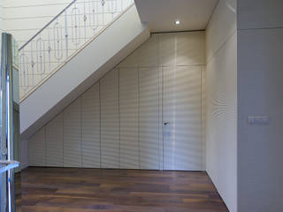 Дизайн интерьера загородного дома., Станислав Старых Станислав Старых Modern corridor, hallway & stairs Wood Wood effect