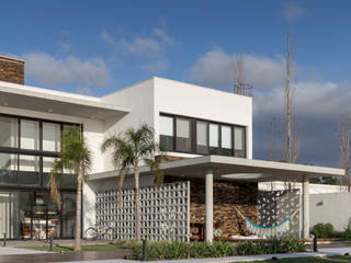 Casa do Lago, Estúdio AZ Arquitetura Estúdio AZ Arquitetura 일세대용 주택
