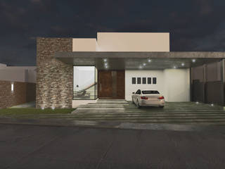 Exteriores - Residencia VM, Summa Arquitectura Summa Arquitectura Detached home پتھر
