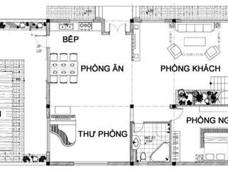 Tư vấn xây biệt thự Pháp 2 tầng trên mảnh đất méo, Kiến trúc ASPACE Kiến trúc ASPACE