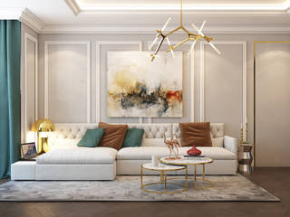 Chelsea Tower Apartment, Space Options Space Options Classic style living room
