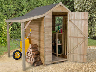 Apex Sheds, Wonkee Donkee Forest Garden Wonkee Donkee Forest Garden Garasi Gaya Rustic