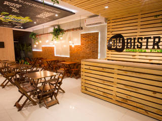 Restaurante Du Bistrô Comedoria Fitness, Eduardo e Marianna Arquitetura Eduardo e Marianna Arquitetura Espacios comerciales