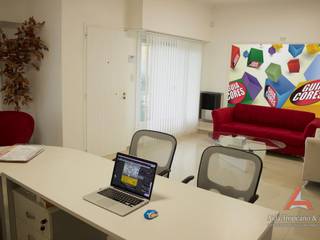 OFICINA -EMPRESA , Aida tropeano& Asociados Aida tropeano& Asociados Modern Study Room and Home Office Multicolored