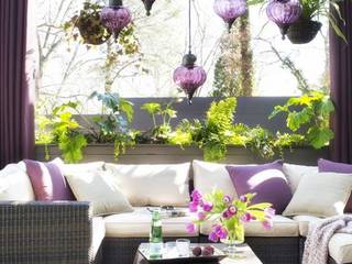 Making your outdoor spaces vibrant and colorful, Spacio Collections Spacio Collections Garden Accessories & decoration Glass Purple/Violet