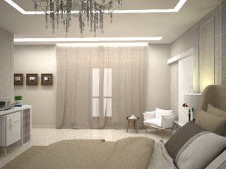 Suite clássica, Arquiteta Bianca Monteiro Arquiteta Bianca Monteiro Classic style bedroom MDF