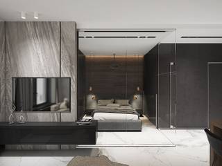 ЖК "Фили Град", Y.F.architects Y.F.architects Dormitorios de estilo minimalista