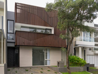 'S' house, Simple Projects Architecture Simple Projects Architecture Rumah tinggal Besi/Baja Wood effect