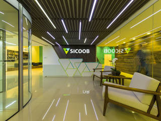 Unidade Administrativa Sicoob - Londrina, Guazzelli Gomes Guazzelli Gomes Commercial spaces