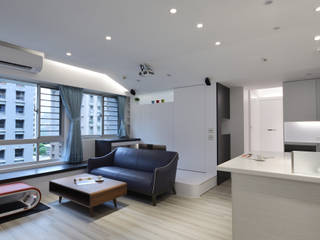 現代和樂舒適風, 瓦悅設計有限公司 瓦悅設計有限公司 Modern living room