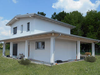 Casa in legno a Ferrara, Novello Case in Legno Novello Case in Legno Casas de madera Madera Acabado en madera