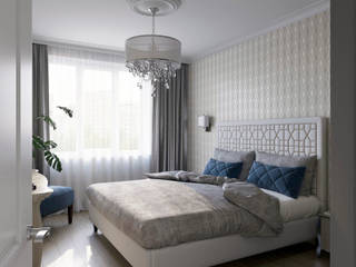 Спальня. Квартира в Санкт-Петербурге., Aleksandra Kostyuchkova Aleksandra Kostyuchkova Classic style bedroom