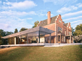 Glazed Extension for Dutch Gabled Property., HollandGreen HollandGreen Country house Glass