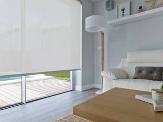 Estores enrollables en vivienda de lujo, Saxun Saxun Modern windows & doors
