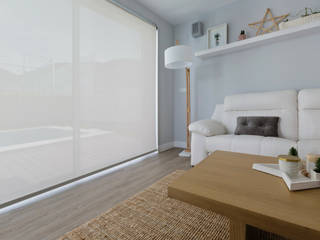 Estores enrollables en vivienda de lujo, Saxun Saxun Modern windows & doors