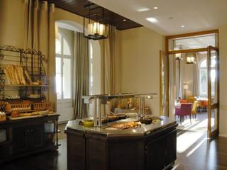 Hotel Ermitage - Évian-les-Bains, France, Lustrarte Lighting Lustrarte Lighting Salas de jantar modernas