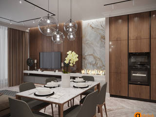 Eternal values, Artichok Design Artichok Design Minimalist dining room Brown
