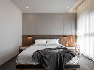 主臥 極簡室內設計 Simple Design Studio Modern style bedroom