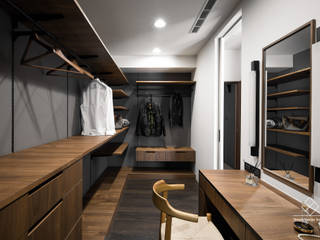 竹北-賦格律-解宅, 極簡室內設計 Simple Design Studio 極簡室內設計 Simple Design Studio Moderne Ankleidezimmer