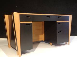 Bureau Black and wood, PEG at home PEG at home منازل