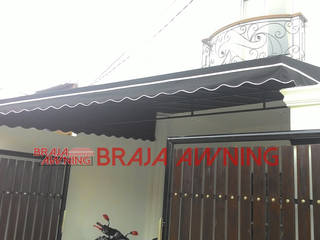 Canopy Kain Jakarta (Teras Rumah), Braja Awning & Canopy Braja Awning & Canopy Klasik Balkon, Veranda & Teras Tekstil Altın Sarısı