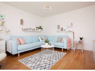 Scandinavian coastal style - scandi, THE FRESH INTERIOR COMPANY THE FRESH INTERIOR COMPANY Living room