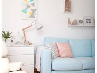 Scandinavian coastal style - scandi, THE FRESH INTERIOR COMPANY THE FRESH INTERIOR COMPANY Living room