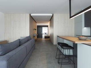 апартаменты в Кловском, Lugerin Architects Lugerin Architects Modern living room