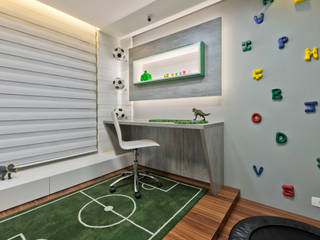 Quarto infantil, Ana Crivellaro Ana Crivellaro Modern Kid's Room MDF