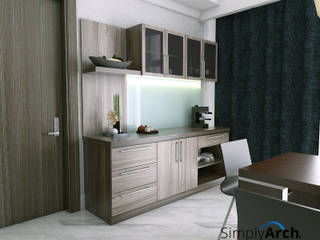 A-Apartment at Botanica Apartment, Simprug - South Jakarta, Simply Arch. Simply Arch. Cocinas de estilo moderno