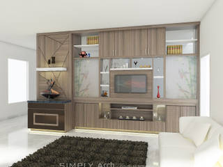 Interior of Private House at Residence One, Serpong, Simply Arch. Simply Arch. Jardin intérieur
