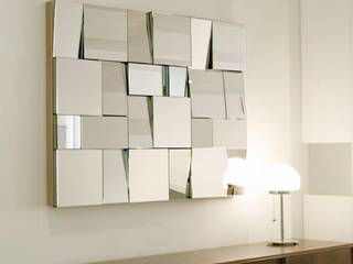 How does a mirror affect your space? , Spacio Collections Spacio Collections Livings modernos: Ideas, imágenes y decoración Vidrio Acabado en madera